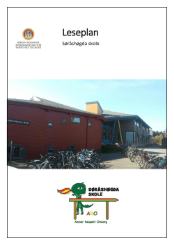 Leseplan Søråshøgda skole