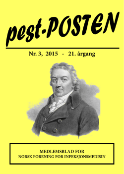 pest-Posten Nr. 3, 2015 - 21. årgang