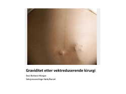Ewa Margas - Graviditet etter vektreduserende kirurgi