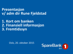 SpareBank 1 BV - Egenkapitalbevis