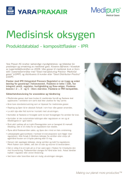 Medisinsk oksygen IPR