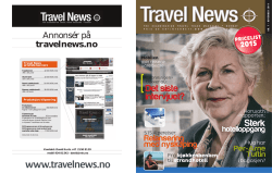 Ad material - TravelNews