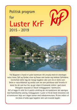 Luster KrF - Kristelig Folkeparti