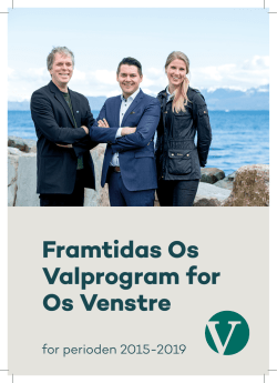 Framtidas Os Valprogram for Os Venstre