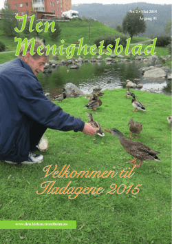 Ilen menighetsblad 2015 nr 2
