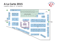 Hallkart Publikum - A La Carte 2015