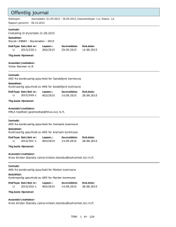 Offentlig journal september 2015