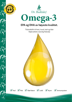 Omega-3 - Dr. Baddaky AS