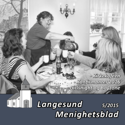 Langesund Menighetsblad - Bamble kirkelige fellesråd