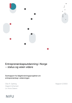 Entreprenørskapsutdanning i Norge
