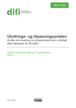 Utviklings- og tilpasningsavtalen