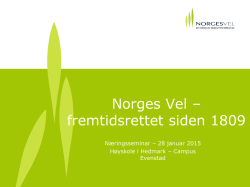Norges vel