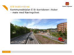 Presentasjon fra Statens vegvesen