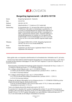 Borgarting lagmannsrett - LB-2012-101739