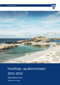 Handlings- og &oslash;konomiplan 2016-2019