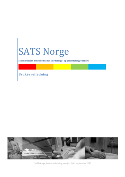 2015.09.14 Brukerveiledning SATS Norge barn og voksne versjon