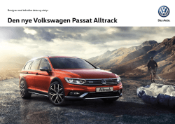Den nye Volkswagen Passat Alltrack