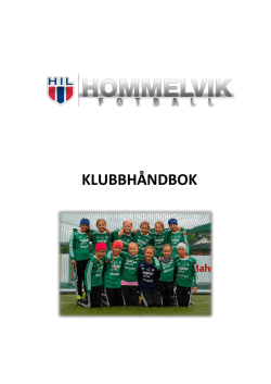 HIL klubbhåndbok - Hommelvik Fotball