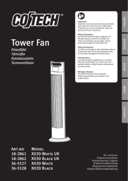 Tower Fan - Clas Ohlson