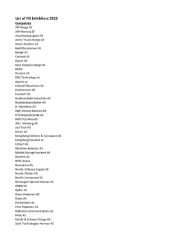 List of FSi Exhibitors 2015