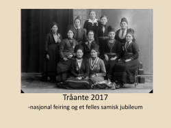 Tråante 2017  - Sør-Trøndelag fylkeskommune