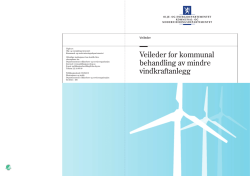 Veileder for kommunal behandling av mindre