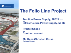 The Follo Line Project International Presentation