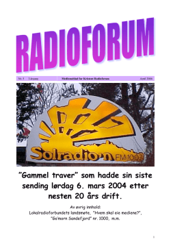 Radioforum 5-2004