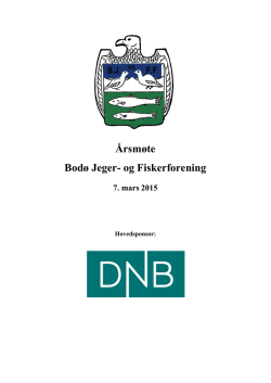 Årsmelding BJFF 2015 - Norges Jeger