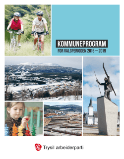 KommuneprograM - Trysil kommune