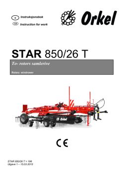 Instruksjonsbok Star 850_26 T