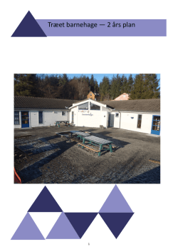 Træet barnehage — 2 års plan
