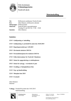 Møteinnkalling 28 05 2015 filetype pdf - Nordvoll skole