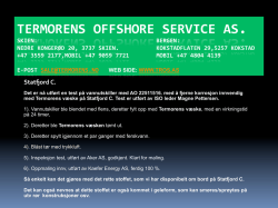 TERMORENS(OFFSHORE(SERVICE(AS.(