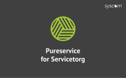 pureservice _ syscom - Forum for offentlig service