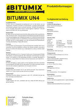 BITUMIX UN4 - Bitusal A/S