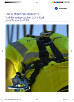 Nordic Rail 2015 Vedlikehold-Maintenance