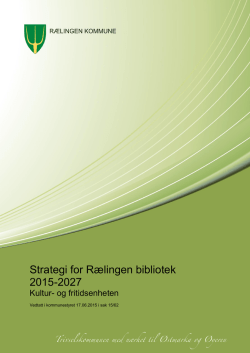 Strategi for Rælingen bibliotek 2015-2027