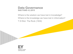Viktigheten av Data Governance - EY