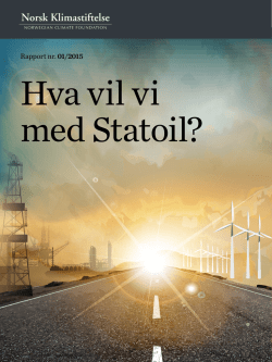 Hva vil vi med Statoil?