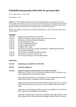 LS-protokoll 6 2013-2015 24 og 25 april