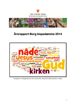 Endelig Årsrapport Borg bispedømme 2014