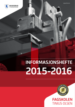 Informasjonshefte 2015-2016