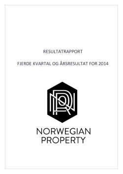 Rapport - Norwegian Property ASA
