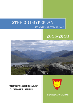 STIG- OG LØYPEPLAN