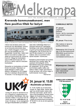 Krevende kommune&oslash;konomi, men flere positive tiltak for bolyst 24