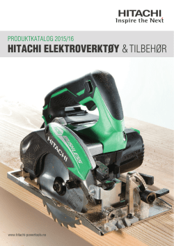 hitachi meisler - Hitachi Power Tools Norway AS