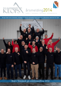 Årsmelding 2014 - Porsgrunn Kommune
