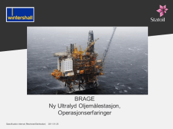 Eide Jostein Experience USM oil metering station