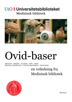 Ovidbaser - Universitetet i Oslo